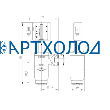 Реле уровня жидкости LS50 DN25 Dofun Реле уровня жидкости LS50 DN25 Dofun